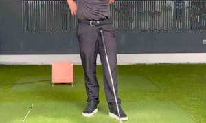 Backswing width - resistance band drill