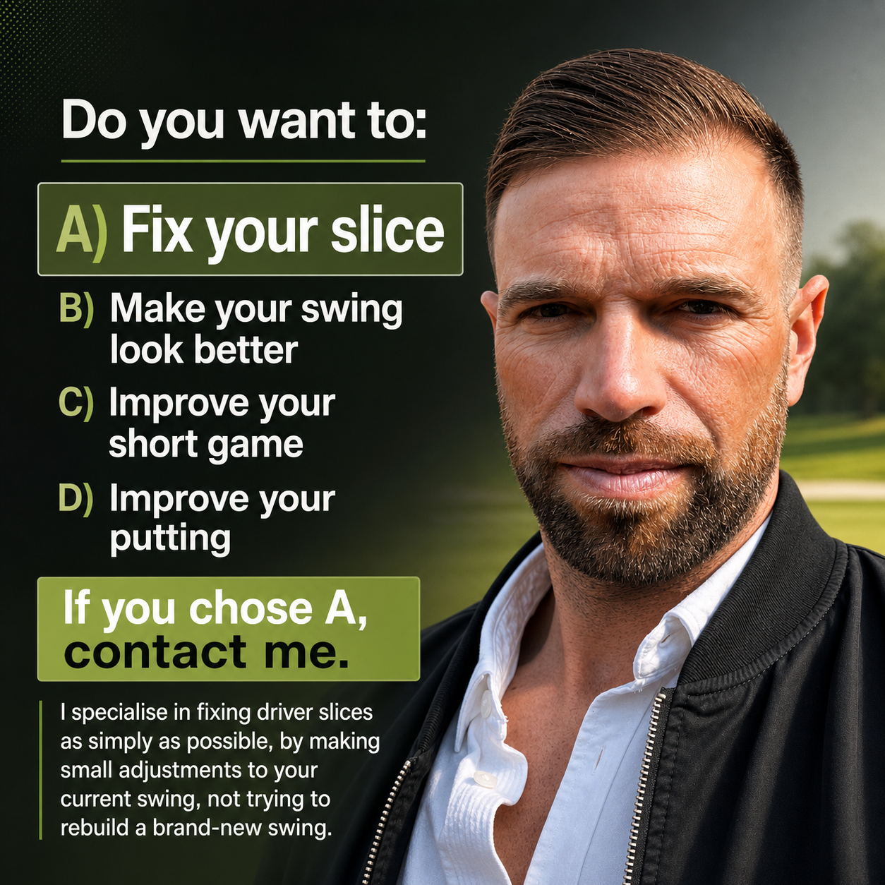 I Fix Driver Slice/ Your over fade - PGA qualified dan