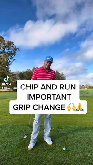 Chip and run, important grip detail