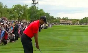 Tiger Woods iron swing