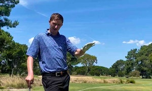 Follow through tip when playing in windy conditions 