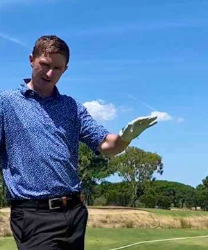Follow through tip when playing in windy conditions