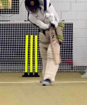 Lesson Lewis On Drive front foot angle